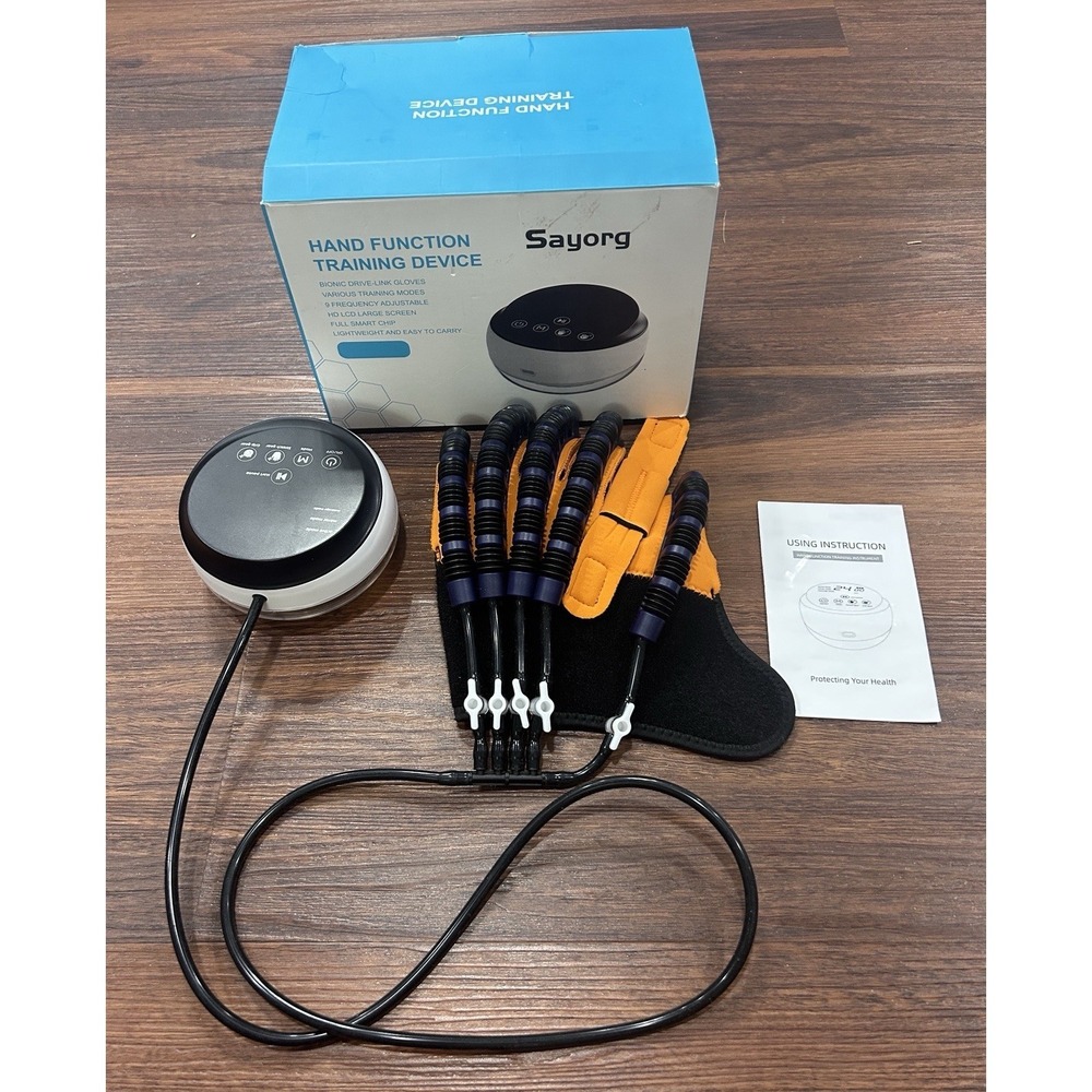 Sayorg Left Hand Function Stroke Rehab Robot Training Device Glove, Size Large - Picture 9 of 16